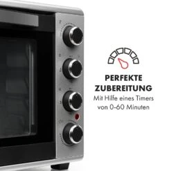 Masterchef 45 Mini-Backofen 45l 2000W 100-230 °C Timer Silber -Küchengeräte 10034497 de 0005 logo