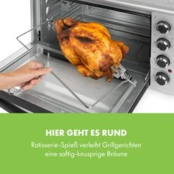 Masterchef 45 Mini-Backofen 45l 2000W 100-230 °C Timer Silber -Küchengeräte 10034497 de 0006 logo