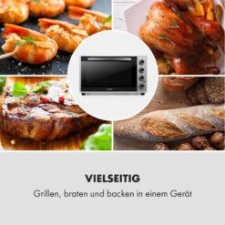 Masterchef 45 Mini-Backofen 45l 2000W 100-230 °C Timer Silber -Küchengeräte 10034497 de 0007 logo