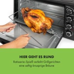 Masterchef 60 Mini-Backofen 60l 2000W 100-230 °C Timer Schwarz -Küchengeräte 10034498 de 0006 logo