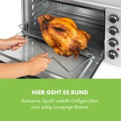 Masterchef 60 Mini-Backofen 60l 2000W 100-230 °C Timer Silber -Küchengeräte 10034499 de 0006 logo