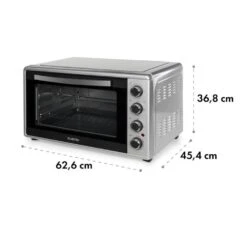 Masterchef 60 Mini-Backofen 60l 2000W 100-230 °C Timer Silber -Küchengeräte 10034499 yy 0009 logo Klarstein Masterchef 60 Mini Backofen 60l silber