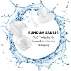 Azuria Geschirrspülmaschine 1380W 6,5L 6 Gedecke Schwarze Glasfront -Küchengeräte 10034510 de 0006 logo