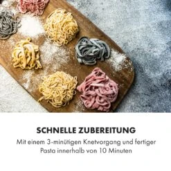 Pastamania Nudelmaschine 260W 7 Aufsätze 500 G 60 DB LED -Küchengeräte 10034566 de 0005 logo