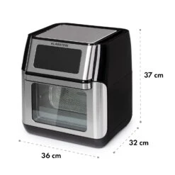 AeroVital Fry Heißluftfritteuse 1500W 10l Timer 9 Programme -Küchengeräte 10034575 yy 0011 dimensions