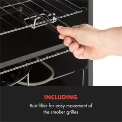 Flintstone Räucherofen 1600W Thermometer Edelstahl Elektrisch 16 Flintstone Räucherofen 1600W Thermometer Edelstahl Elektrisch -Küchengeräte 10034702 yy 0007 logo Klarstein NES C16