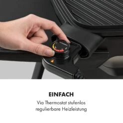 Gatsby Elektrogrill 2000W Antihaft-Grillfläche Seitentische Schwarz -Küchengeräte 10034706 de 0005 logo