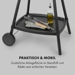 Gatsby Elektrogrill 2000W Antihaft-Grillfläche Seitentische Schwarz -Küchengeräte 10034706 de 0007 logo