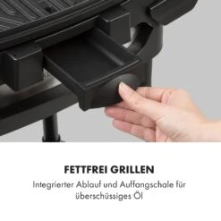 Gatsby Elektrogrill 2000W Antihaft-Grillfläche Seitentische Schwarz -Küchengeräte 10034706 de 0008 logo
