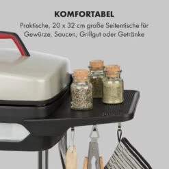 Gatsby Elektrogrill 2000W Antihaft-Grillfläche Seitentische -Küchengeräte 10034707 de 0003 logo