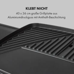 Gatsby Elektrogrill 2000W Antihaft-Grillfläche Seitentische -Küchengeräte 10034707 de 0004 logo