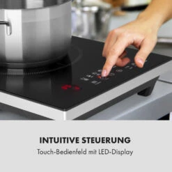 Cook N Roll Induktionskochfeld 2000W Timer 10 Stufen Bratenthermometer -Küchengeräte 10034708 de 0006 logo