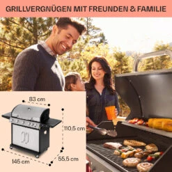 Tomahawk Gasgrill 5x3,6 KW + 2,7 KW Brenner 80x43,5 Cm Grill Edelstahl 12 Tomahawk Gasgrill 5x3,6 KW + 2,7 KW Brenner 80x43,5 Cm Grill Edelstahl -Küchengeräte 10034712 de 0006 usp