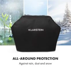 Tomahawk Wetterschutzhaube 600D Canvas 30/70% PE/PVC Schwarz 11 Tomahawk Wetterschutzhaube 600D Canvas 30/70% PE/PVC Schwarz -Küchengeräte 10034713 yy 0005 logo Klarstein Tomahawk Wetterschutzhaube 140cm