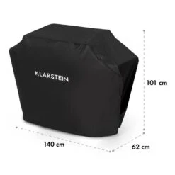 Tomahawk Wetterschutzhaube 600D Canvas 30/70% PE/PVC Schwarz 13 Tomahawk Wetterschutzhaube 600D Canvas 30/70% PE/PVC Schwarz -Küchengeräte 10034713 yy 0007 logo Klarstein Tomahawk Wetterschutzhaube 140cm