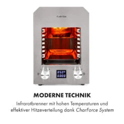 Hannibal Hochtemperaturgrill Indoor 2.200W 850°C Edelstahl Silber -Küchengeräte 10034803 de 0003 logo