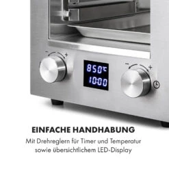 Hannibal Hochtemperaturgrill Indoor 2.200W 850°C Edelstahl Silber -Küchengeräte 10034803 de 0005 logo