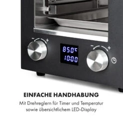 Hannibal Hochtemperaturgrill Indoor 2.200W 850°C Edelstahl Schwarz -Küchengeräte 10034804 de 0005 logo