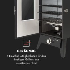 Pasadena Gas-Räuchergrill 2,5 KW Heizleistung 180 °C / 350 °F Max. -Küchengeräte 10034818 de 0005 logo