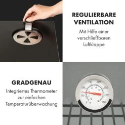 Pasadena Gas-Räuchergrill 2,5 KW Heizleistung 180 °C / 350 °F Max. -Küchengeräte 10034818 de 0006 logo