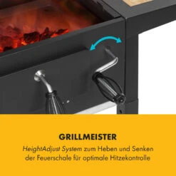 Meat Machine Holzkohlegrill BBQ 45x32,5cm Thermometer Bodenrollen 12 Meat Machine Holzkohlegrill BBQ 45x32,5cm Thermometer Bodenrollen -Küchengeräte 10034819 de 0004 logo