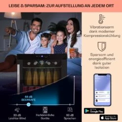 Coachella 50 Weinkühlschrank 47 Liter WiFi-Funktion Hintergrundbeleuchtung Edelstahl -Küchengeräte 10034822 de 0003 logo