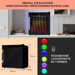 Coachella 50 Weinkühlschrank 47 Liter WiFi-Funktion Hintergrundbeleuchtung Edelstahl -Küchengeräte 10034822 de 0006 logo