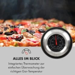 Pizzaiolo Pro Pizza-Gasgrill 76x143x66cm Schamottestein Stahl Mobil -Küchengeräte 10034844 de 0006 logo