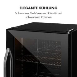 Beersafe XXL Onyx Kühlschrank 80 Liter 3 Böden Panoramaglastür -Küchengeräte 10034848 de 0007 logo