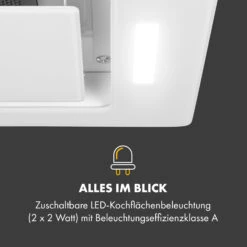 Hektor Eco Dunstabzugshaube Lüfterbaustein 52 Cm 566 M³/h Touch Glas 13 Hektor Eco Dunstabzugshaube Lüfterbaustein 52 Cm 566 M³/h Touch Glas -Küchengeräte 10034865 de 0006 logo