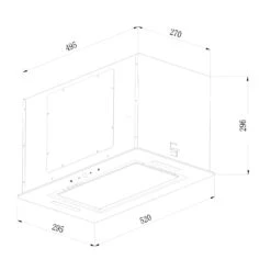 Hektor Eco Dunstabzugshaube Lüfterbaustein 52 Cm 566 M³/h Touch Glas 14 Hektor Eco Dunstabzugshaube Lüfterbaustein 52 Cm 566 M³/h Touch Glas -Küchengeräte 10034865 yy 0007 logo Klarstein Hektor Eco Luefterbaustein weiss