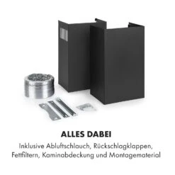 Antonia Dunstabzugshaube Kopffrei 90cm 350m³/h Touch-Bedienfeld Glas -Küchengeräte 10034868 de 0009 logo