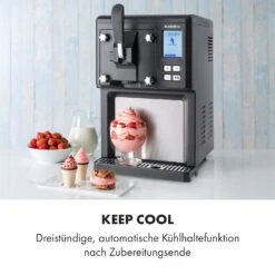 Sweet Sundae Eiscrememaschine Kompressor 1,5l Edelstahl Schwarz -Küchengeräte 10034911 de 0006 logo