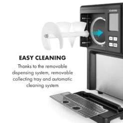 Sweet Sundae Eiscrememaschine Kompressor 1,5l Edelstahl Schwarz -Küchengeräte 10034911 uk 0008 logo Klarstein Sahnehaeubchen Eiscrememaschine schwarz