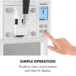 Sweet Sundae Eiscrememaschine Kompressor 1,5l Edelstahl Weiß 16 Sweet Sundae Eiscrememaschine Kompressor 1,5l Edelstahl Weiß -Küchengeräte 10034912 uk 0007 logo Klarstein Sahnehaeubchen Eiscrememaschine weiss