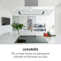 Valeria Inselhaube 90cm 650m³/h Touch EEC A LED Glas Edelstahl -Küchengeräte 10034974 de 0008 logo