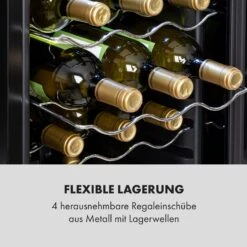 Shiraz 15 Slim Uno Weinkühlschrank 44l Touch-Bedienfeld 5-18°C -Küchengeräte 10035025 de 0008 logo