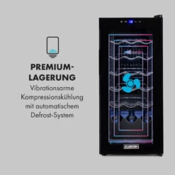 Shiraz 18 Slim Uno Weinkühlschrank 50l 18Fl Touch-Bedienfeld 5-18°C -Küchengeräte 10035026 de 0005 logo
