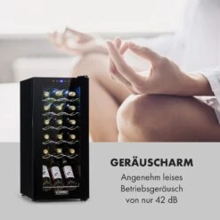 Shiraz 18 Slim Uno Weinkühlschrank 50l 18Fl Touch-Bedienfeld 5-18°C -Küchengeräte 10035026 de 0009 logo