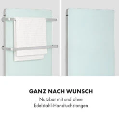 Hot Spot Crystal Flow Badheizer 45x82cm 36m² 2000W 5-40°C LED -Küchengeräte 10035035 de 0003 logo