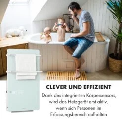 Hot Spot Crystal Flow Badheizer 45x82cm 36m² 2000W 5-40°C LED -Küchengeräte 10035035 de 0004 logo