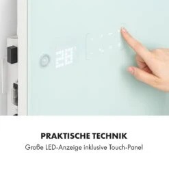 Hot Spot Crystal Flow Badheizer 45x82cm 36m² 2000W 5-40°C LED -Küchengeräte 10035035 de 0005 logo