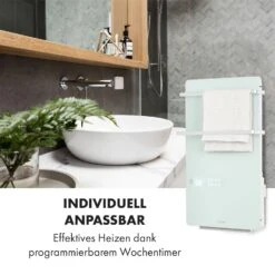Hot Spot Crystal Flow Badheizer 45x82cm 36m² 2000W 5-40°C LED -Küchengeräte 10035035 de 0007 logo