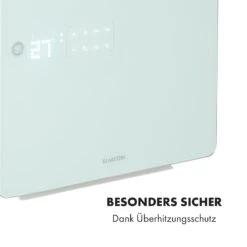 Hot Spot Crystal Flow Badheizer 45x82cm 36m² 2000W 5-40°C LED -Küchengeräte 10035035 de 0009 logo