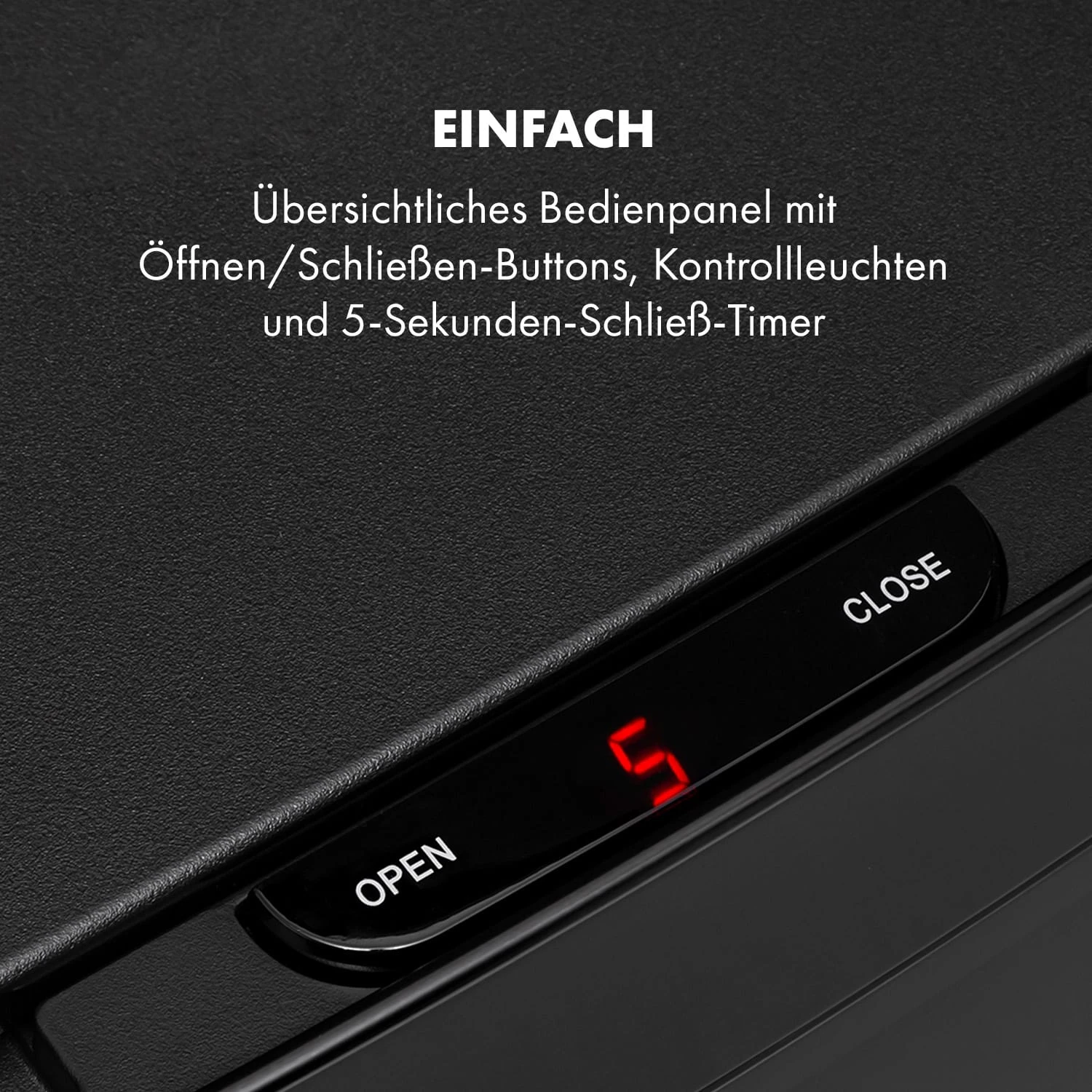 Touchless Black Stainless Steel Müllsammler Sensor 72L 4 Behälter ABS / PP / Edelstahl Schwarz 6 Touchless Black Stainless Steel Müllsammler Sensor 72L 4 Behälter ABS / PP / Edelstahl Schwarz – Bild 6