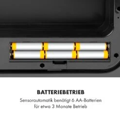 Touchless Black Stainless Steel Müllsammler Sensor 72L 4 Behälter ABS / PP / Edelstahl Schwarz 18 Touchless Black Stainless Steel Müllsammler Sensor 72L 4 Behälter ABS / PP / Edelstahl Schwarz -Küchengeräte 10035097 de 0008 logo