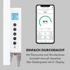 Wonderwall Air Art Smart Infrarotheizung 60x60cm 350W Wandinstallation App-Steuerung Gartenweg -Küchengeräte 10035117 de 0007 logo