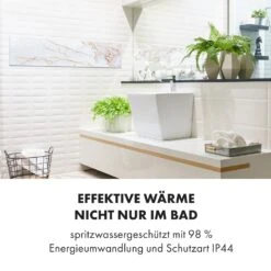 Wonderwall Air Art Smart Infrarotheizung 60x60cm 350W Wandinstallation App-Steuerung Marmor II -Küchengeräte 10035118 de 0006 logo