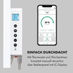Wonderwall Air Art Smart Infrarotheizung 60x60cm 350W Wandinstallation App-Steuerung Marmor II -Küchengeräte 10035118 de 0007 logo