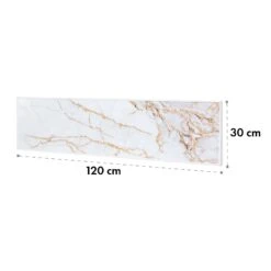 Wonderwall Air Art Smart Infrarotheizung 60x60cm 350W Wandinstallation App-Steuerung Marmor II -Küchengeräte 10035118 yy 0009 logo Klarstein WonderwallAirArt Smart 350W120x30 Mrbl